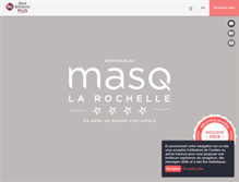 Tablet Screenshot of masqhotel.com